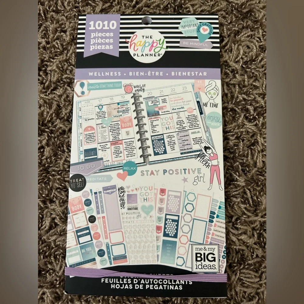 The Happy Planner Wellness Sticker Bundle #2